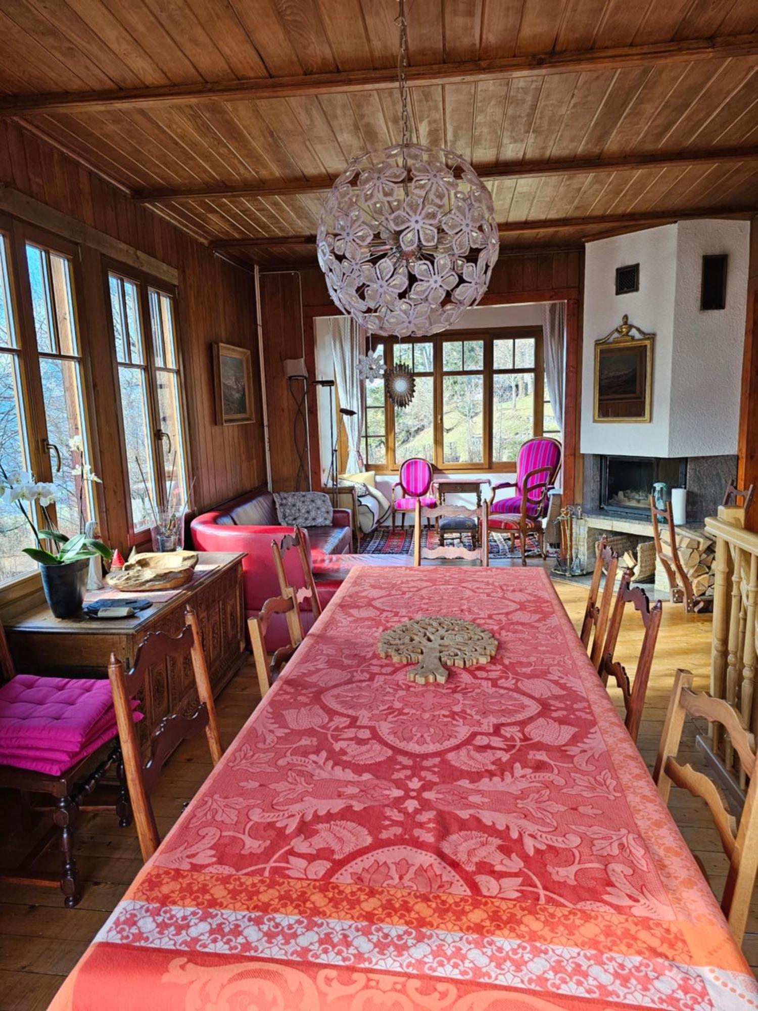 Magnifique Chalet Valerie 5 Chambres A Coucher & Vue Unique กรียง ภายนอก รูปภาพ