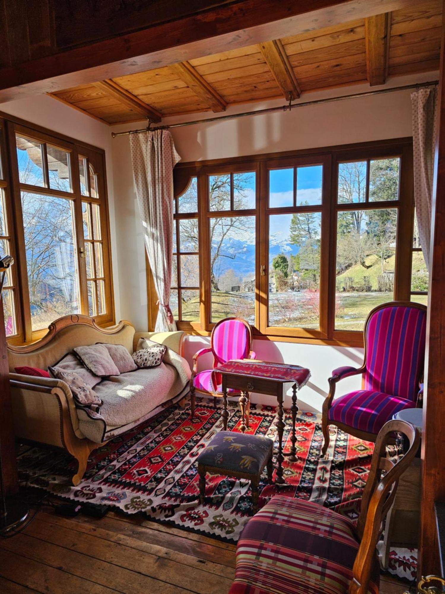 Magnifique Chalet Valerie 5 Chambres A Coucher & Vue Unique กรียง ภายนอก รูปภาพ